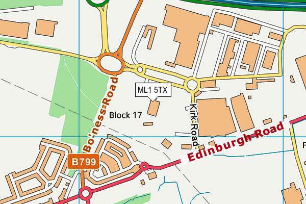 ML1 5TX map - OS VectorMap District (Ordnance Survey) ML1 5TX map - OS VectorMap District (Ordnance Survey)