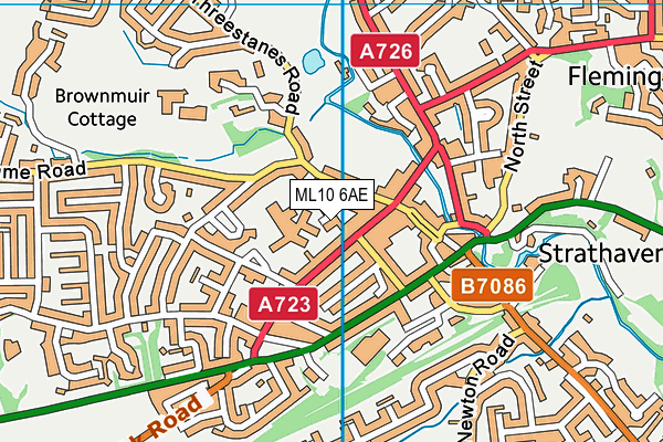 ML10 6AE map - OS VectorMap District (Ordnance Survey) ML10 6AE map - OS VectorMap District (Ordnance Survey)