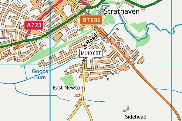 ML10 6BT map - OS VectorMap District (Ordnance Survey) ML10 6BT map - OS VectorMap District (Ordnance Survey)