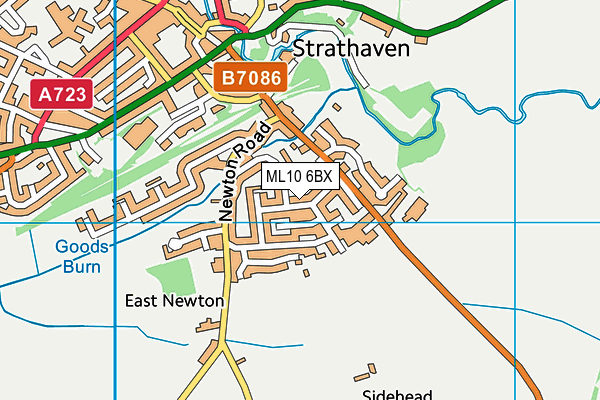 ML10 6BX map - OS VectorMap District (Ordnance Survey) ML10 6BX map - OS VectorMap District (Ordnance Survey)