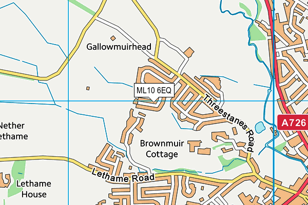 ML10 6EQ map - OS VectorMap District (Ordnance Survey) ML10 6EQ map - OS VectorMap District (Ordnance Survey)