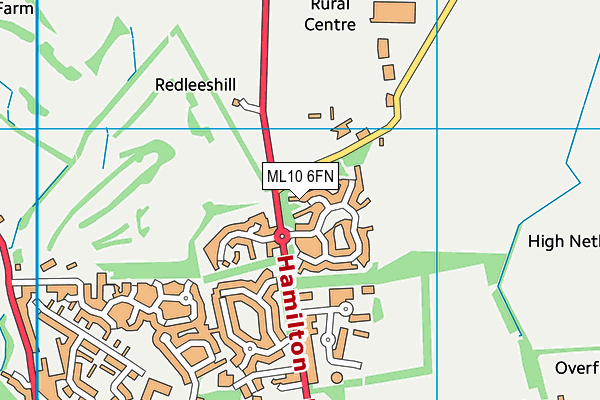 ML10 6FN map - OS VectorMap District (Ordnance Survey)