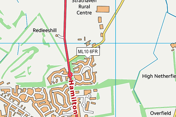 ML10 6FR map - OS VectorMap District (Ordnance Survey) ML10 6FR map - OS VectorMap District (Ordnance Survey)