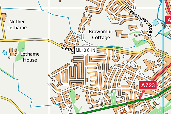 ML10 6HN map - OS VectorMap District (Ordnance Survey) ML10 6HN map - OS VectorMap District (Ordnance Survey)