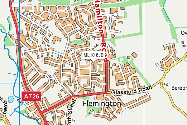 ML10 6JB map - OS VectorMap District (Ordnance Survey) ML10 6JB map - OS VectorMap District (Ordnance Survey)
