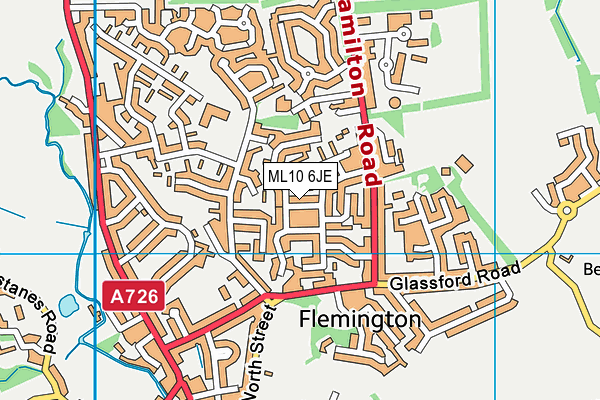 ML10 6JE map - OS VectorMap District (Ordnance Survey) ML10 6JE map - OS VectorMap District (Ordnance Survey)