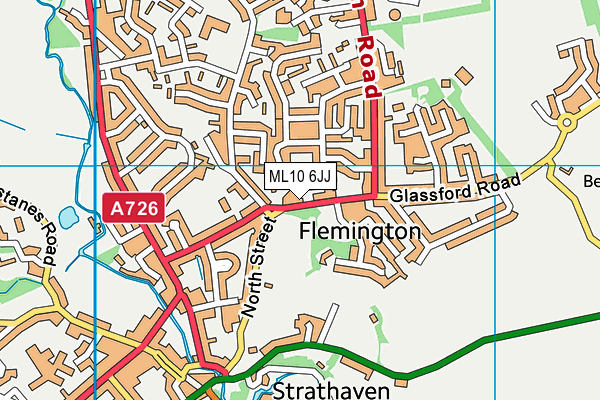 ML10 6JJ map - OS VectorMap District (Ordnance Survey) ML10 6JJ map - OS VectorMap District (Ordnance Survey)