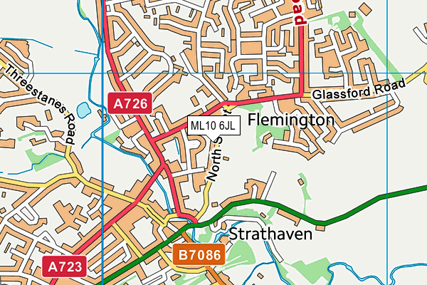 ML10 6JL map - OS VectorMap District (Ordnance Survey) ML10 6JL map - OS VectorMap District (Ordnance Survey)