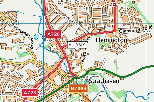 ML10 6LY map - OS VectorMap District (Ordnance Survey) ML10 6LY map - OS VectorMap District (Ordnance Survey)