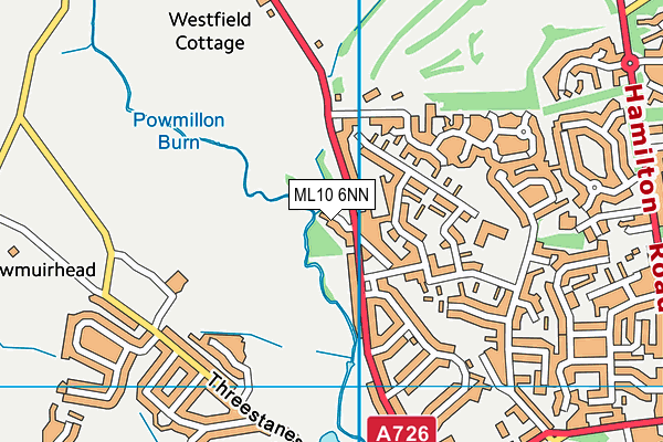 ML10 6NN map - OS VectorMap District (Ordnance Survey)