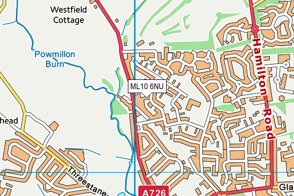 ML10 6NU map - OS VectorMap District (Ordnance Survey) ML10 6NU map - OS VectorMap District (Ordnance Survey)