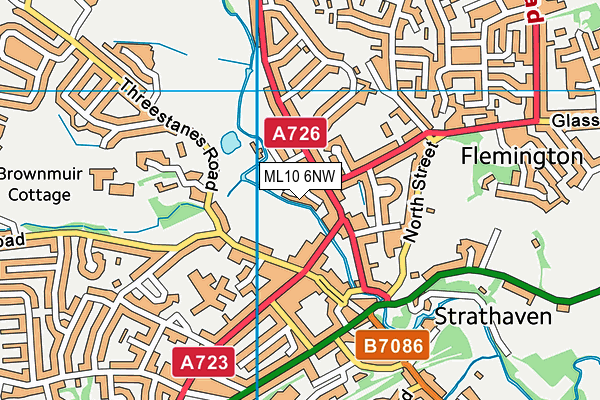 ML10 6NW map - OS VectorMap District (Ordnance Survey) ML10 6NW map - OS VectorMap District (Ordnance Survey)
