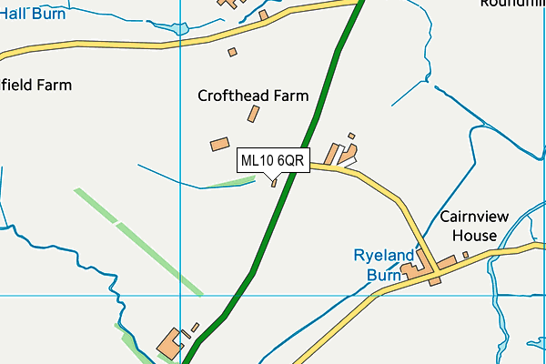 ML10 6QR map - OS VectorMap District (Ordnance Survey) ML10 6QR map - OS VectorMap District (Ordnance Survey)