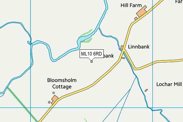 ML10 6RD map - OS VectorMap District (Ordnance Survey) ML10 6RD map - OS VectorMap District (Ordnance Survey)
