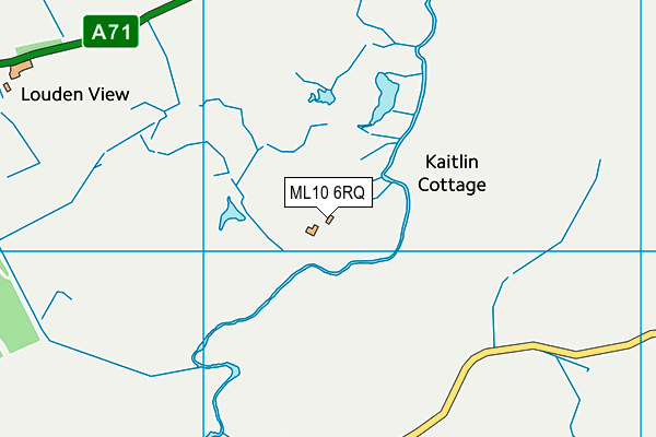 ML10 6RQ map - OS VectorMap District (Ordnance Survey) ML10 6RQ map - OS VectorMap District (Ordnance Survey)