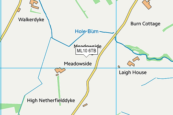 ML10 6TB map - OS VectorMap District (Ordnance Survey) ML10 6TB map - OS VectorMap District (Ordnance Survey)