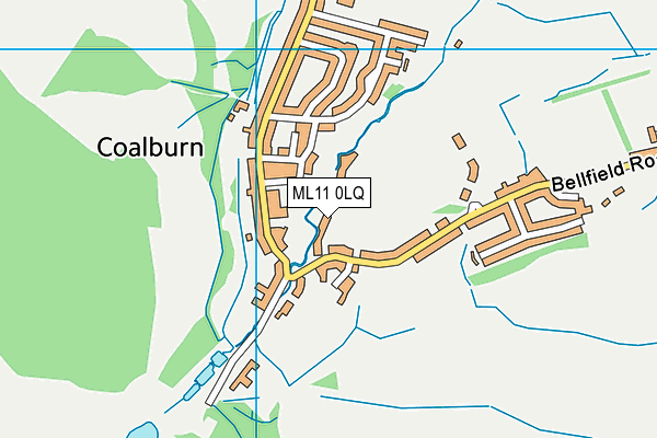 ML11 0LQ map - OS VectorMap District (Ordnance Survey) ML11 0LQ map - OS VectorMap District (Ordnance Survey)