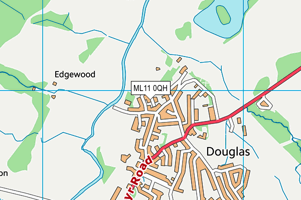 ML11 0QH map - OS VectorMap District (Ordnance Survey) ML11 0QH map - OS VectorMap District (Ordnance Survey)
