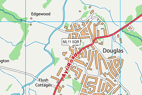 ML11 0QR map - OS VectorMap District (Ordnance Survey) ML11 0QR map - OS VectorMap District (Ordnance Survey)