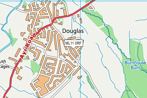 ML11 0RF map - OS VectorMap District (Ordnance Survey) ML11 0RF map - OS VectorMap District (Ordnance Survey)