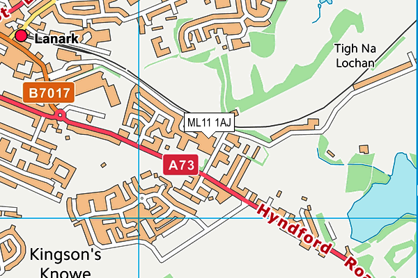 ML11 1AJ map - OS VectorMap District (Ordnance Survey) ML11 1AJ map - OS VectorMap District (Ordnance Survey)