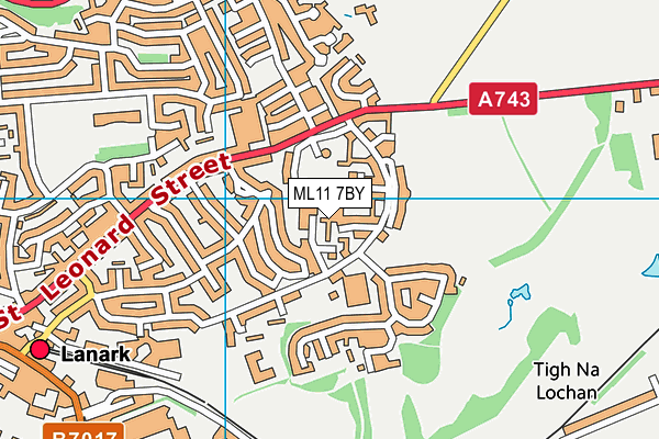 ML11 7BY map - OS VectorMap District (Ordnance Survey) ML11 7BY map - OS VectorMap District (Ordnance Survey)