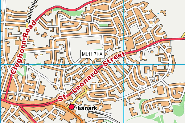 ML11 7HA map - OS VectorMap District (Ordnance Survey) ML11 7HA map - OS VectorMap District (Ordnance Survey)