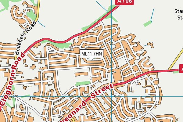 ML11 7HN map - OS VectorMap District (Ordnance Survey) ML11 7HN map - OS VectorMap District (Ordnance Survey)