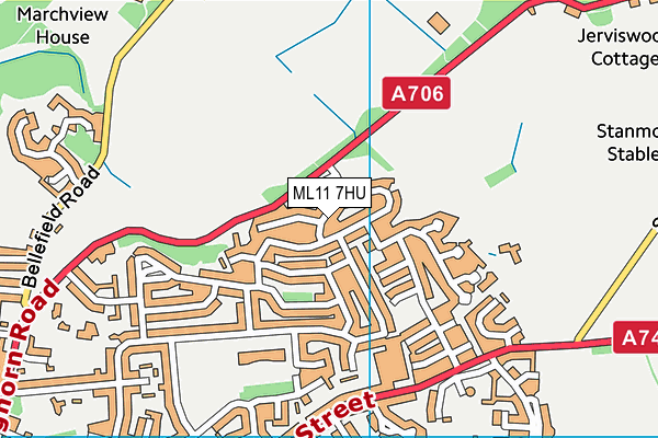 ML11 7HU map - OS VectorMap District (Ordnance Survey) ML11 7HU map - OS VectorMap District (Ordnance Survey)