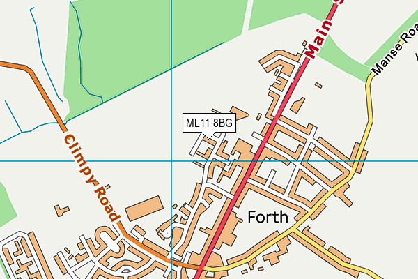 ML11 8BG map - OS VectorMap District (Ordnance Survey) ML11 8BG map - OS VectorMap District (Ordnance Survey)