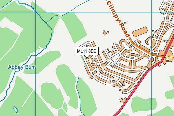 ML11 8EQ map - OS VectorMap District (Ordnance Survey) ML11 8EQ map - OS VectorMap District (Ordnance Survey)