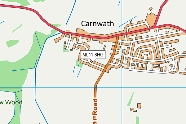 ML11 8HG map - OS VectorMap District (Ordnance Survey) ML11 8HG map - OS VectorMap District (Ordnance Survey)