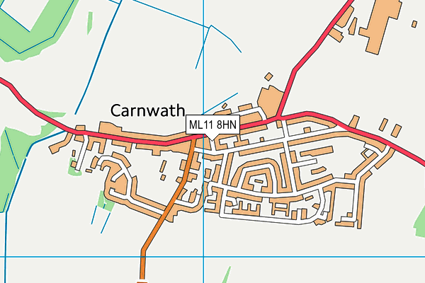ML11 8HN map - OS VectorMap District (Ordnance Survey) ML11 8HN map - OS VectorMap District (Ordnance Survey)
