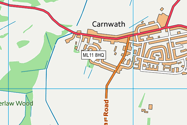 ML11 8HQ map - OS VectorMap District (Ordnance Survey)