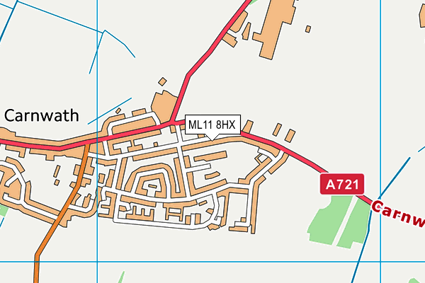 ML11 8HX map - OS VectorMap District (Ordnance Survey) ML11 8HX map - OS VectorMap District (Ordnance Survey)