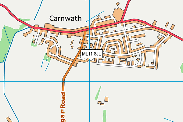 ML11 8JL map - OS VectorMap District (Ordnance Survey) ML11 8JL map - OS VectorMap District (Ordnance Survey)