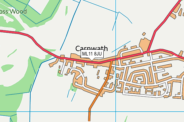 ML11 8JU map - OS VectorMap District (Ordnance Survey) ML11 8JU map - OS VectorMap District (Ordnance Survey)