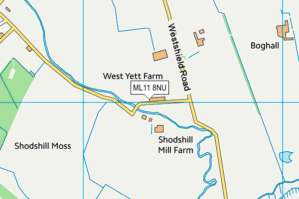 ML11 8NU map - OS VectorMap District (Ordnance Survey) ML11 8NU map - OS VectorMap District (Ordnance Survey)