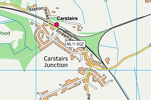 ML11 8QZ map - OS VectorMap District (Ordnance Survey) ML11 8QZ map - OS VectorMap District (Ordnance Survey)