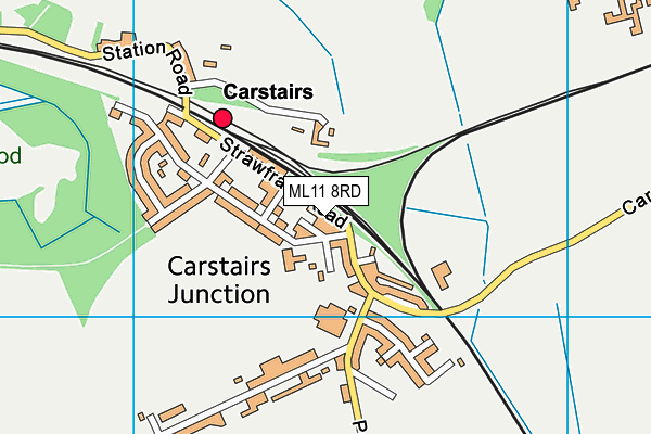 ML11 8RD map - OS VectorMap District (Ordnance Survey) ML11 8RD map - OS VectorMap District (Ordnance Survey)
