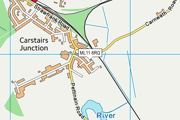 ML11 8RQ map - OS VectorMap District (Ordnance Survey) ML11 8RQ map - OS VectorMap District (Ordnance Survey)