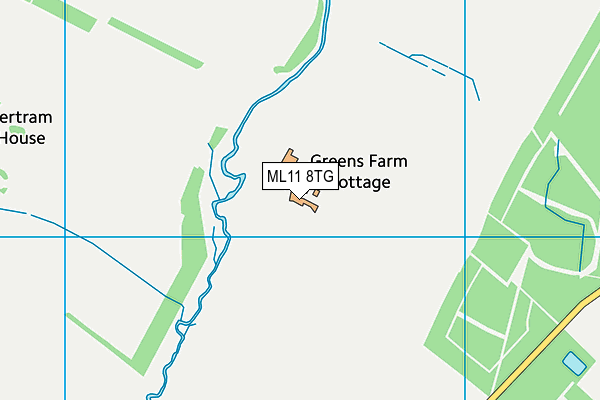 ML11 8TG map - OS VectorMap District (Ordnance Survey) ML11 8TG map - OS VectorMap District (Ordnance Survey)