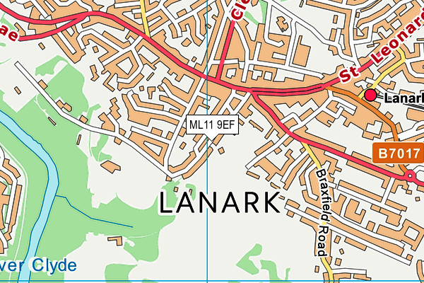 ML11 9EF map - OS VectorMap District (Ordnance Survey) ML11 9EF map - OS VectorMap District (Ordnance Survey)