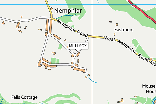ML11 9GX map - OS VectorMap District (Ordnance Survey) ML11 9GX map - OS VectorMap District (Ordnance Survey)