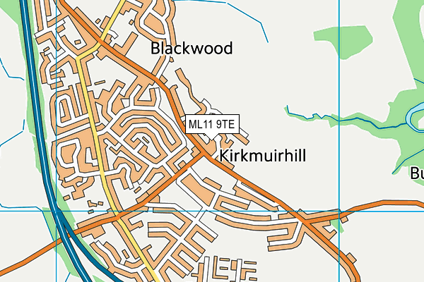 ML11 9TE map - OS VectorMap District (Ordnance Survey) ML11 9TE map - OS VectorMap District (Ordnance Survey)