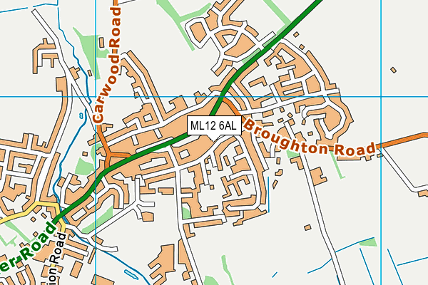 ML12 6AL map - OS VectorMap District (Ordnance Survey) ML12 6AL map - OS VectorMap District (Ordnance Survey)