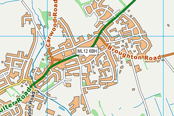 ML12 6BH map - OS VectorMap District (Ordnance Survey)