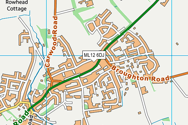 ML12 6DJ map - OS VectorMap District (Ordnance Survey)