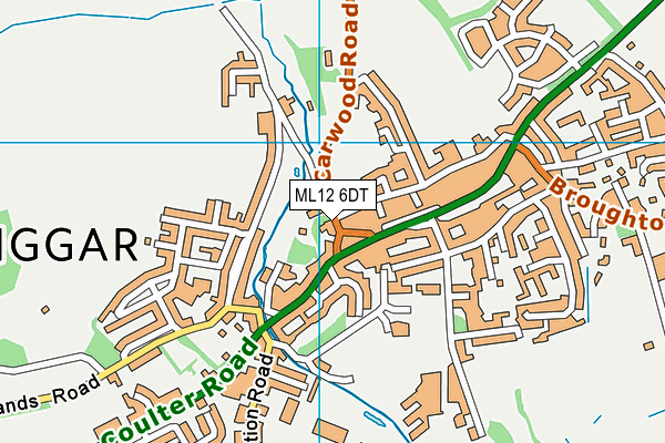 ML12 6DT map - OS VectorMap District (Ordnance Survey)