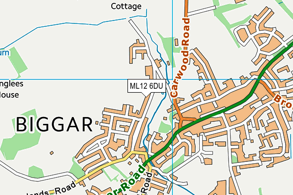 ML12 6DU map - OS VectorMap District (Ordnance Survey) ML12 6DU map - OS VectorMap District (Ordnance Survey)